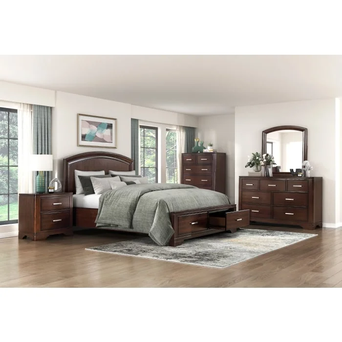 Homelegance Hudson FULL PLATFORM BED W/FOOTBOARD STORAGE | Darvin ...