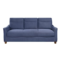 Transitional Sofa with Low-Profile Flared Arms