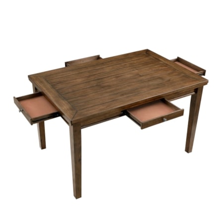 4-Drawer Counter Height Dining Table