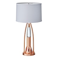 Glam Table Lamp with Glitter Night Light