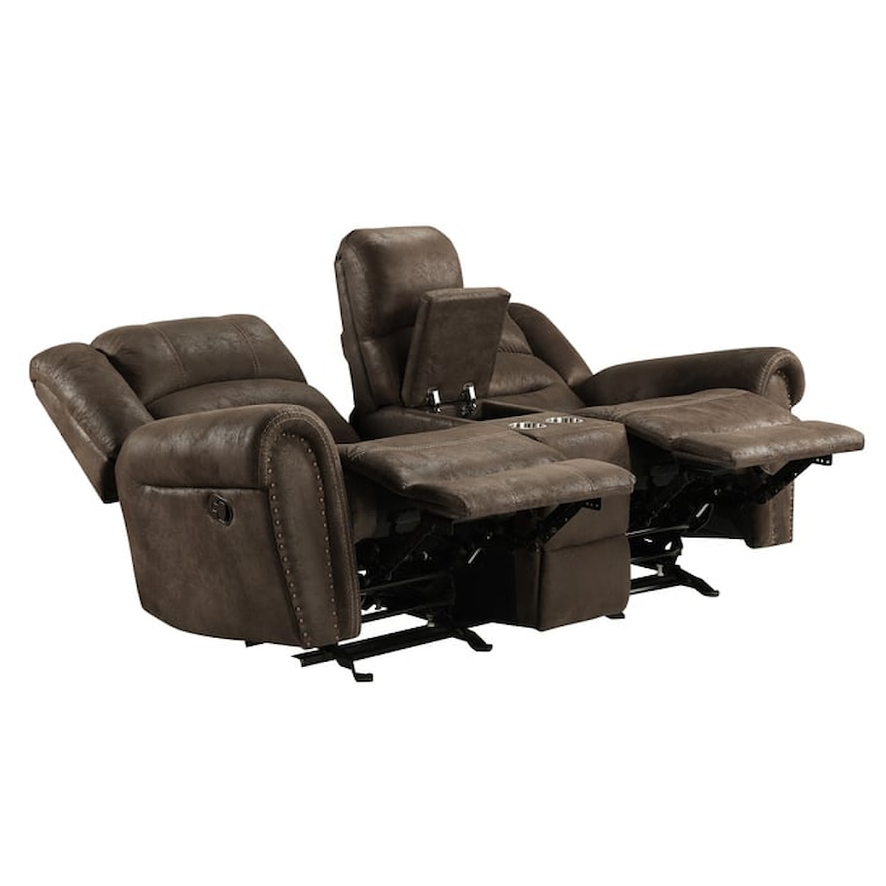 Homelegance Furniture Creighton Reclining Loveseat