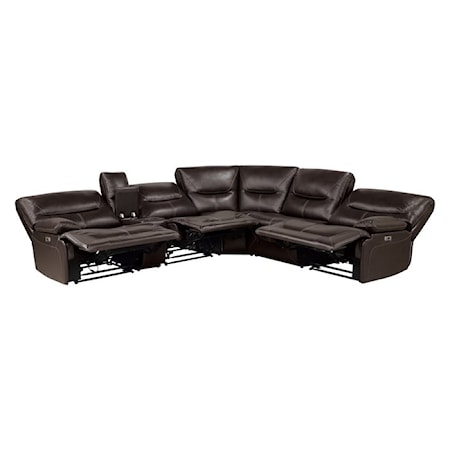 6-Piece Power Reclining Sectional Sofa