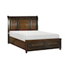 Homelegance Furniture Cumberland Queen Sleigh  Bed with FB Storage