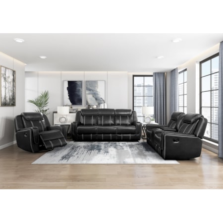 3-pc. Manual Reclining Living Room Set
