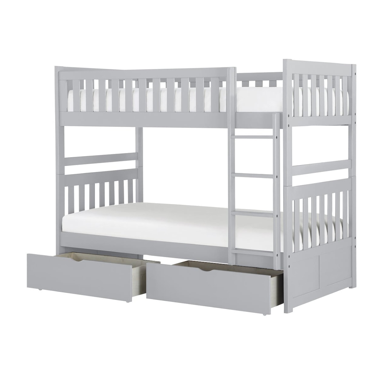 Homelegance Orion Twin/Twin Bunk Bed with Storage Boxes