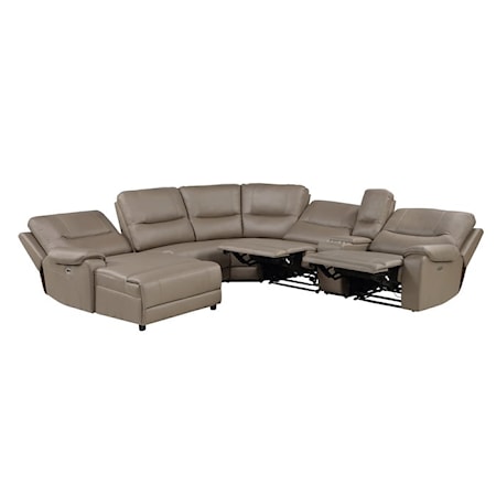 6-Piece Power Reclining Sectional Sofa