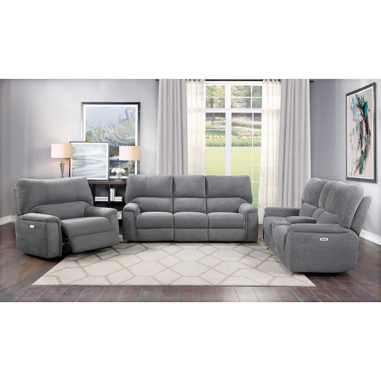 Homelegance Furniture Dickinson Power Reclining Sofa