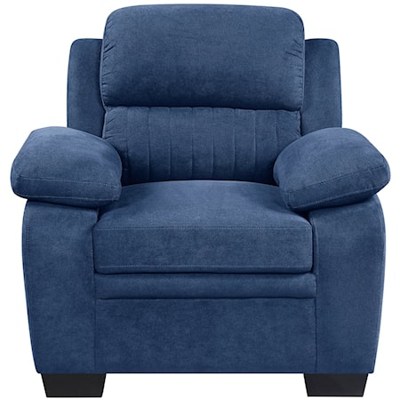 Contemporary Chair with Channel Tufting