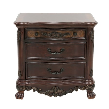 3-Drawer Nightstand