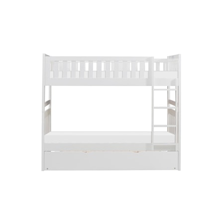 Twin/Twin Bunk Bed with Twin Trundle