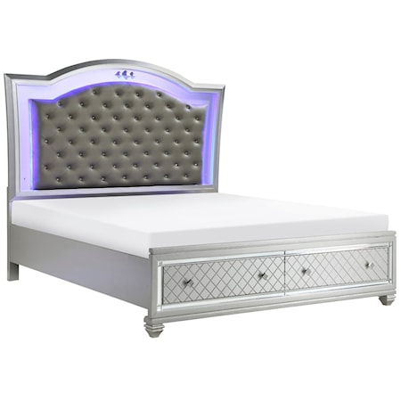 CA King  Bed with FB Storage