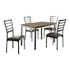 Homelegance Furniture Flannery 5-Piece Dining Set