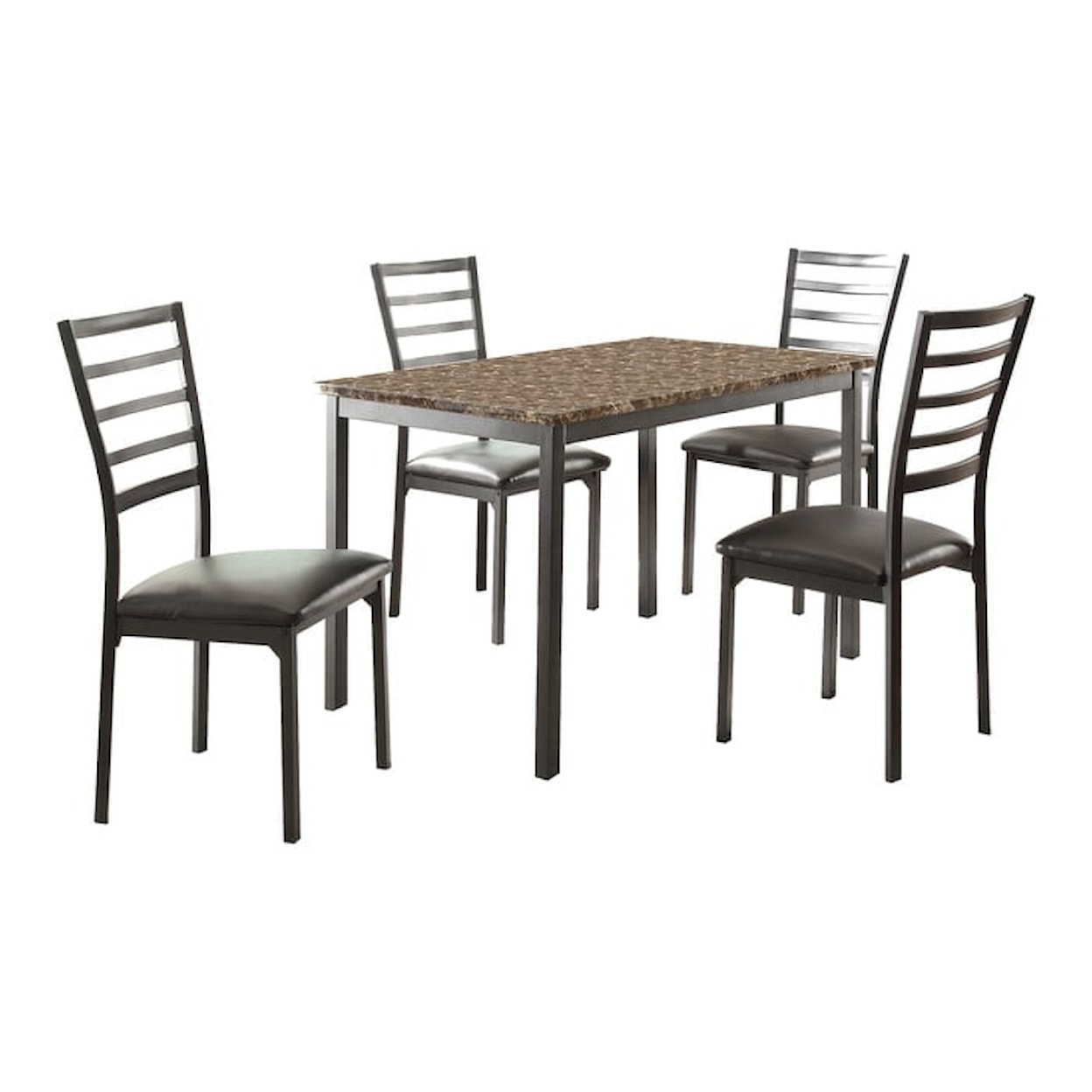 Homelegance Flannery 5-Piece Dining Set