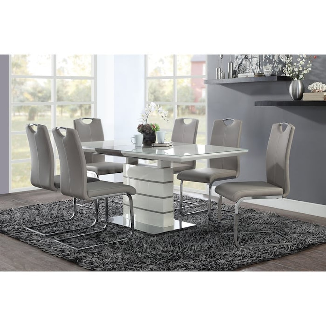 Homelegance Furniture Glissand Dining Table