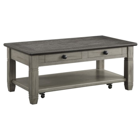 2-Drawer Cocktail Table