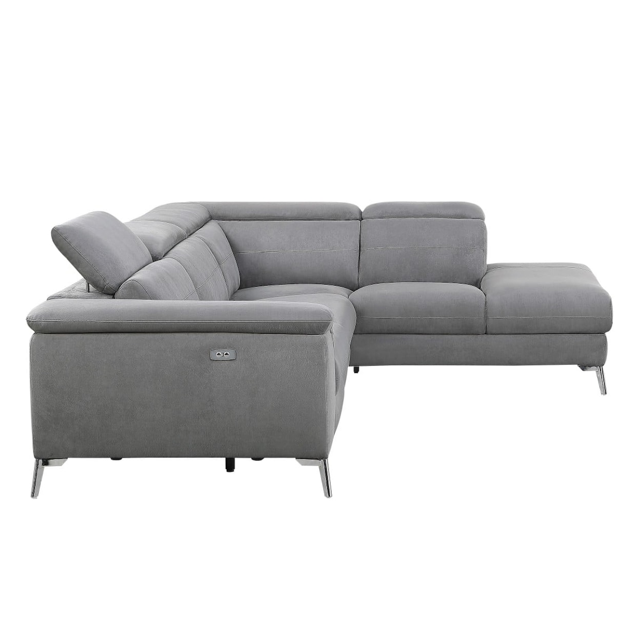 Homelegance Cinque 2-Piece Power Sectional with Right Chaise