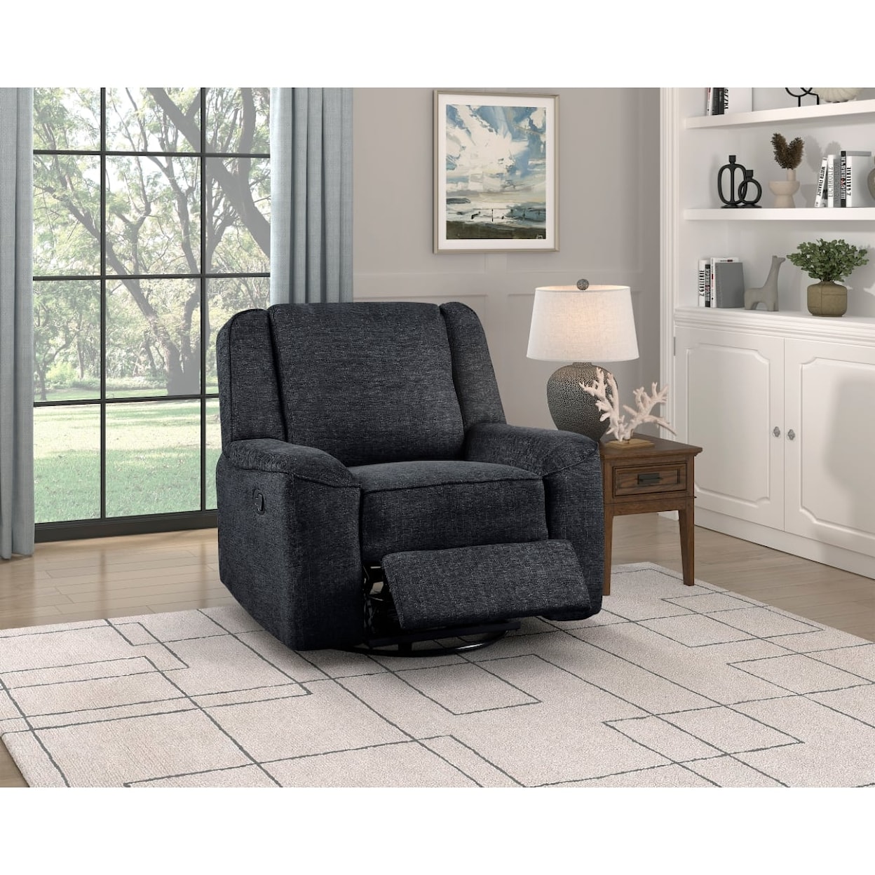 Homelegance Furniture Monterey Swivel Reclining Chair