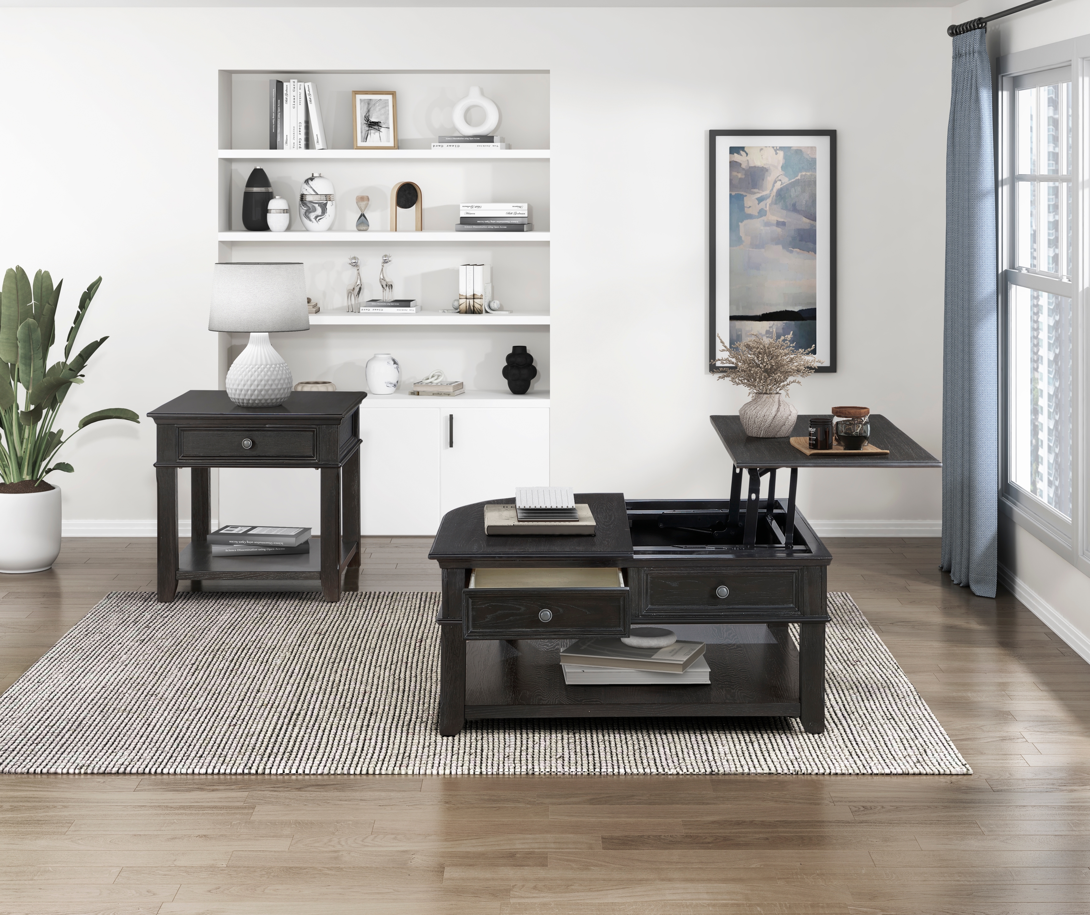 Homelegance Muriel Lift Top Cocktail Table