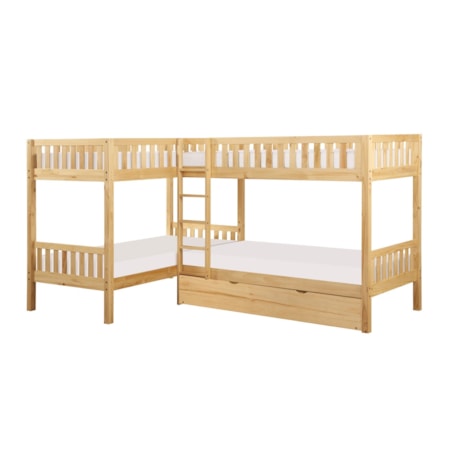 Twin Corner Bunk Bed