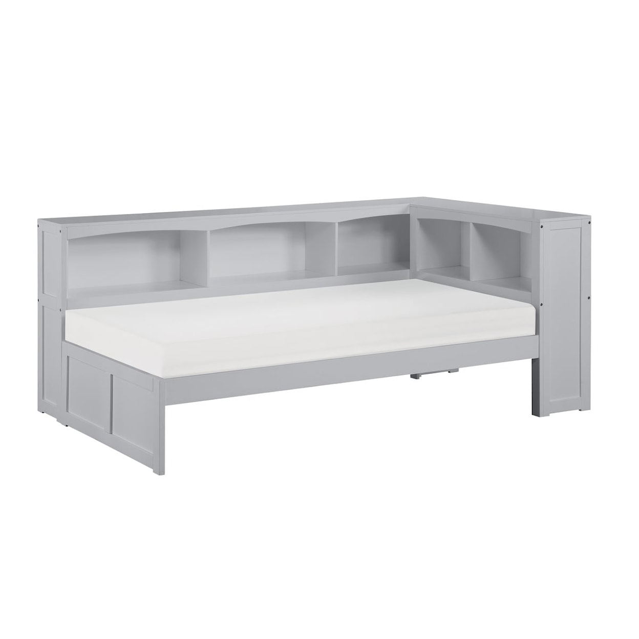 Homelegance Orion Twin Bookcase Corner Bed