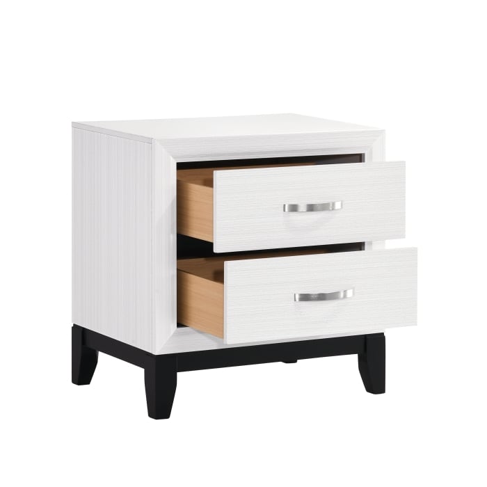 Homelegance Davi 2-Drawer Nightstand