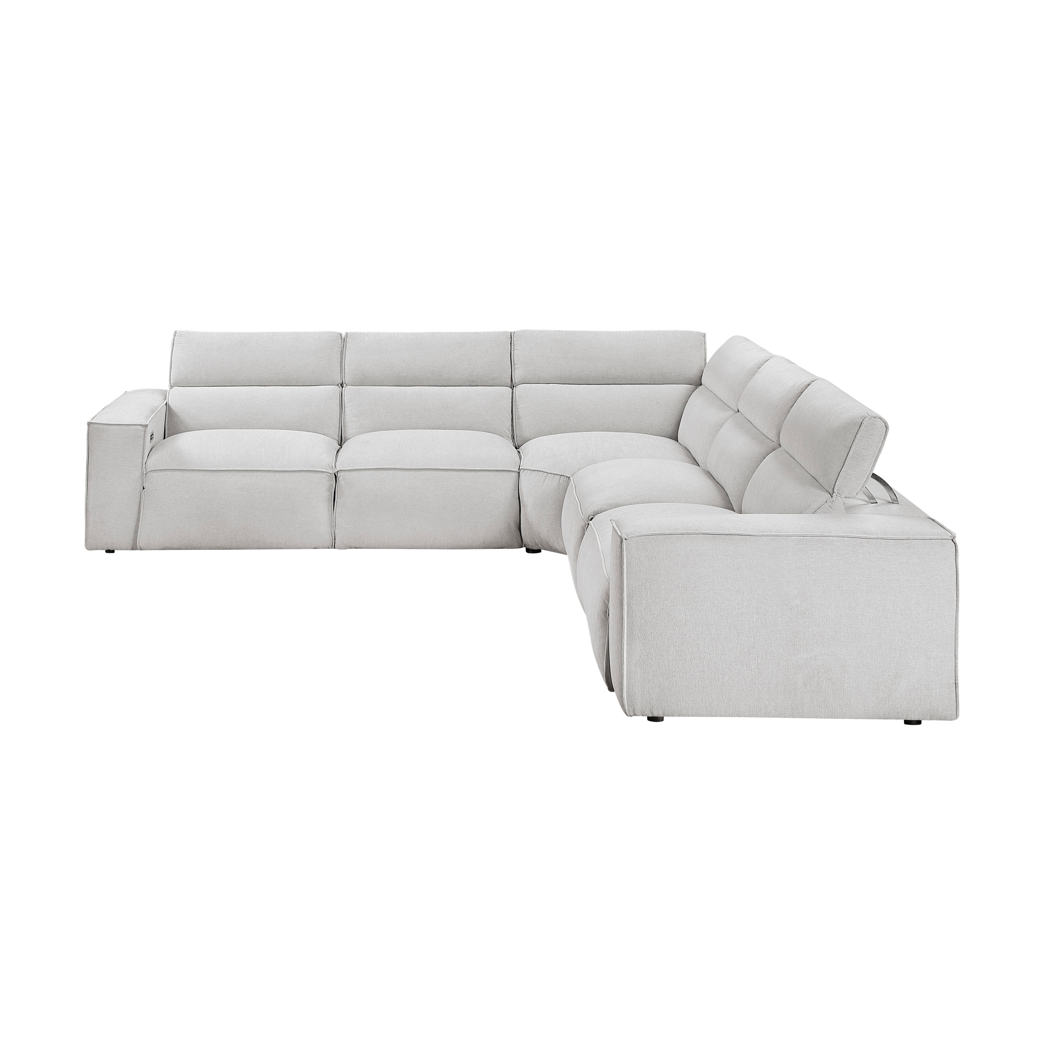 Homelegance Phoebe 5-Piece Power Reclining Sectional Sofa
