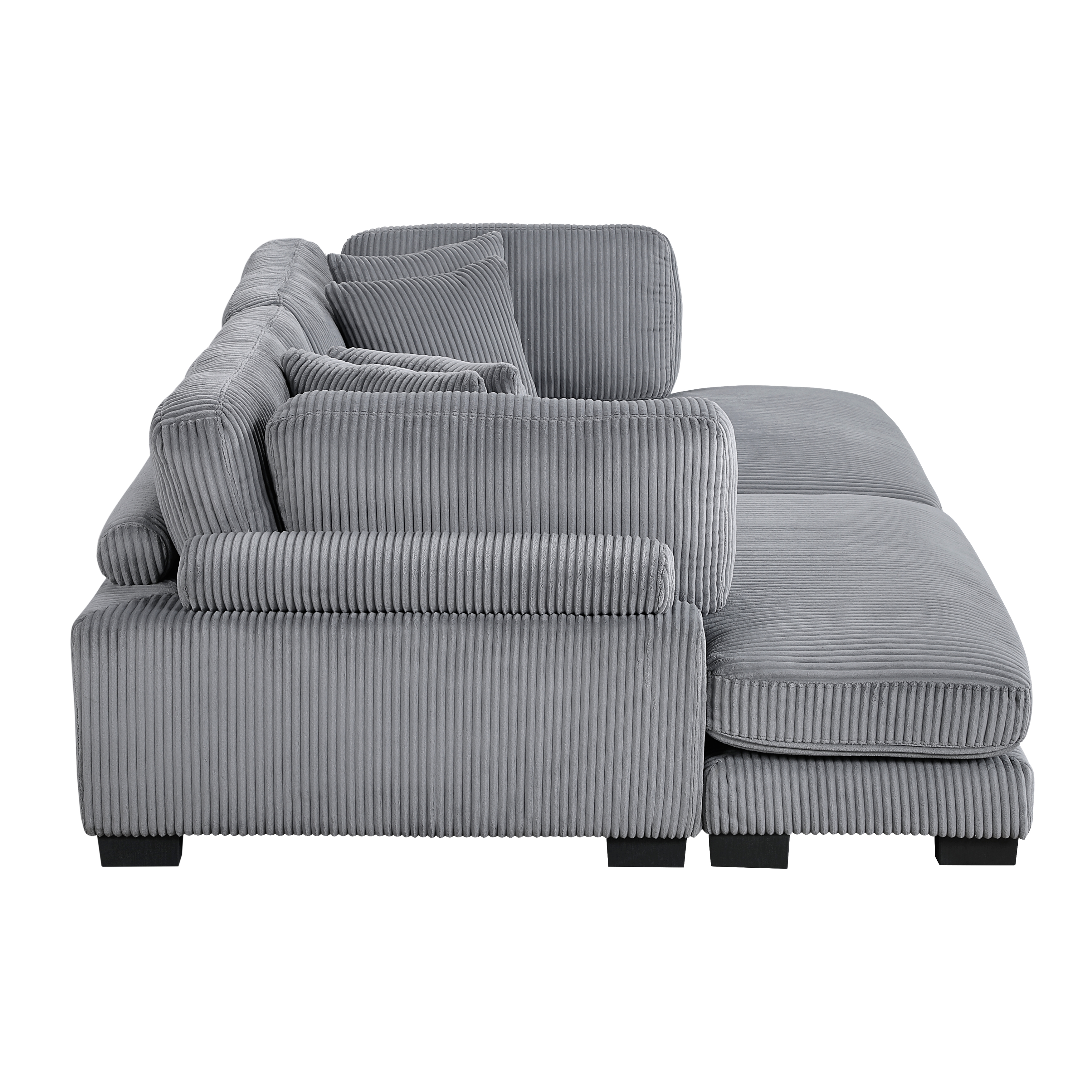 2-Piece Chaise Lounge Sectional Sofa
