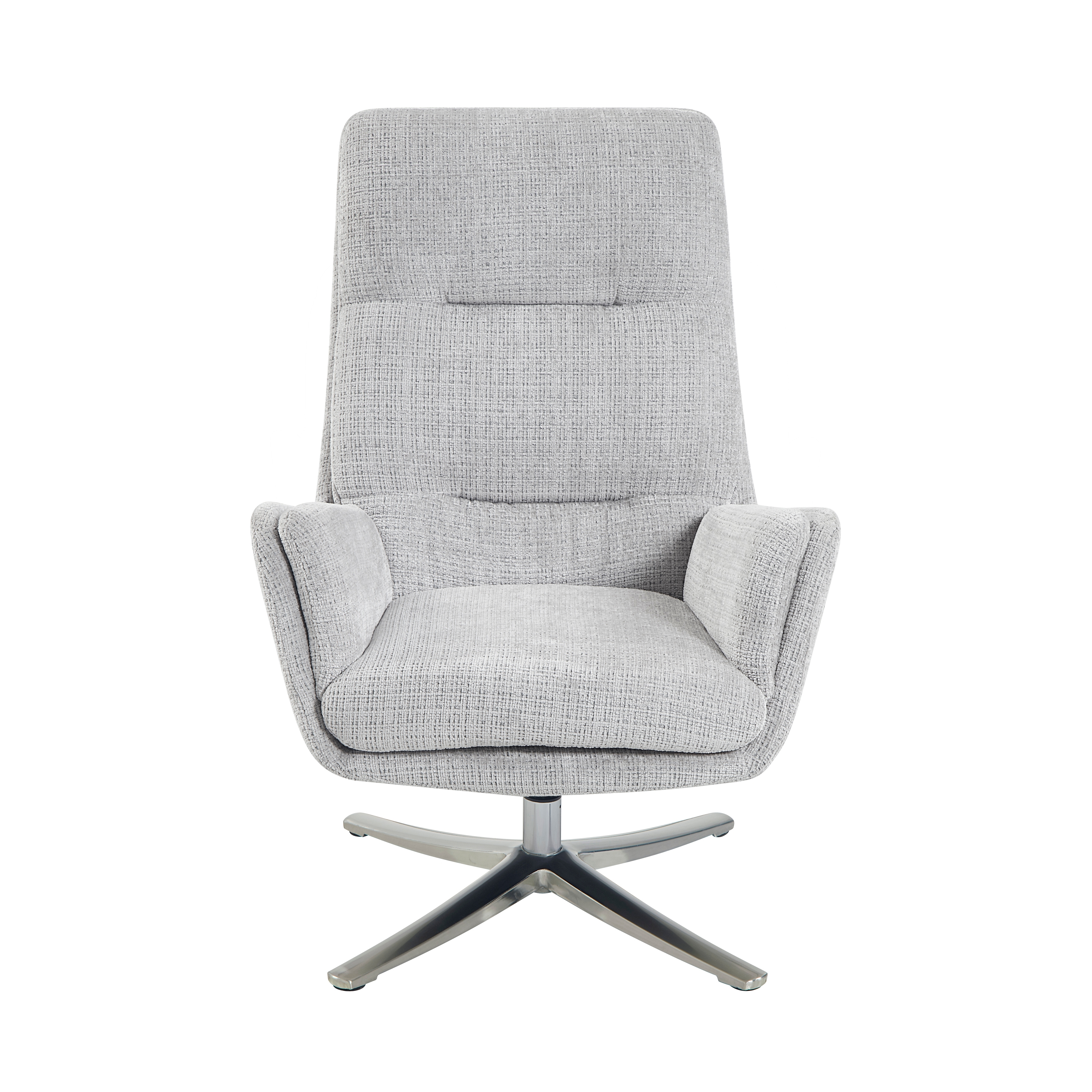 Homelegance Parker Swivel Chair with Ottoman