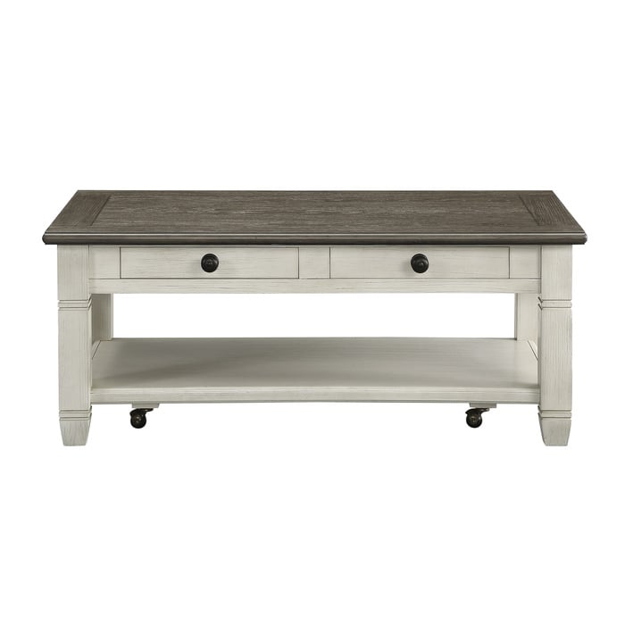 Homelegance Granby 2-Drawer Cocktail Table