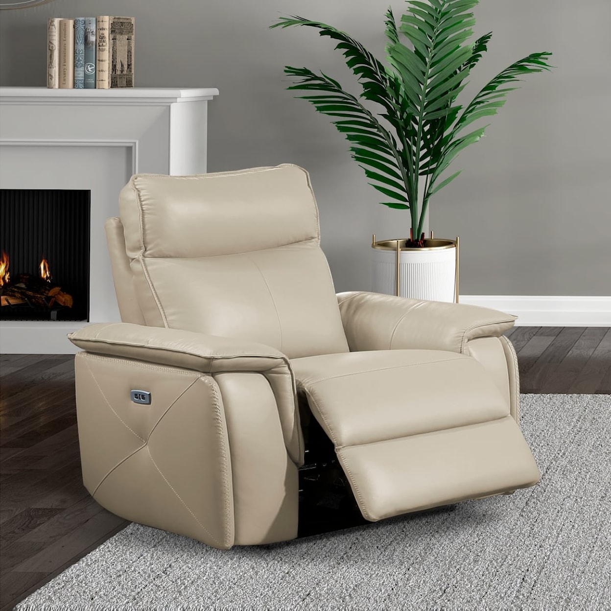 Homelegance Furniture Maroni Power Reclining Chair with Power Headrest