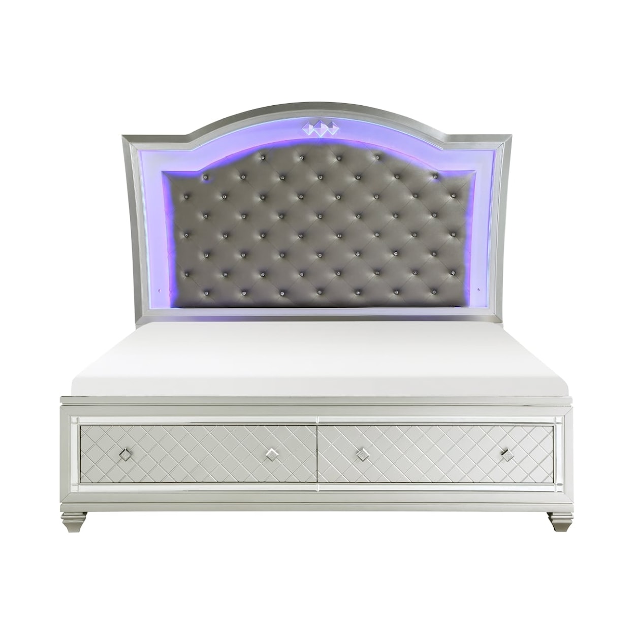 Homelegance Furniture Leesa King  Bed with FB Storage