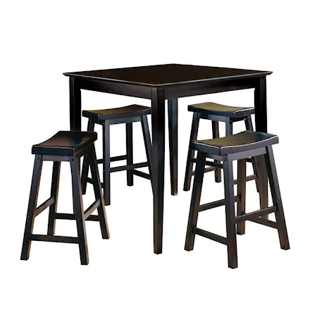 5Pc Counter Height Dinette Set
