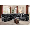 Homelegance Furniture Bastrop 3-Piece Sectional with Right Console