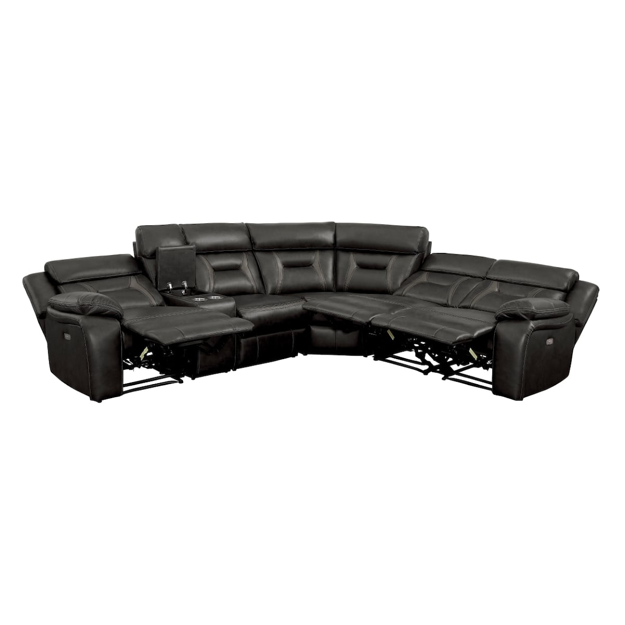 Homelegance Furniture Amite 6-Piece Power Sectional