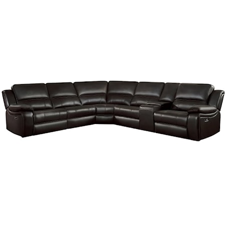 6-Piece Modular Power Reclining Sectional