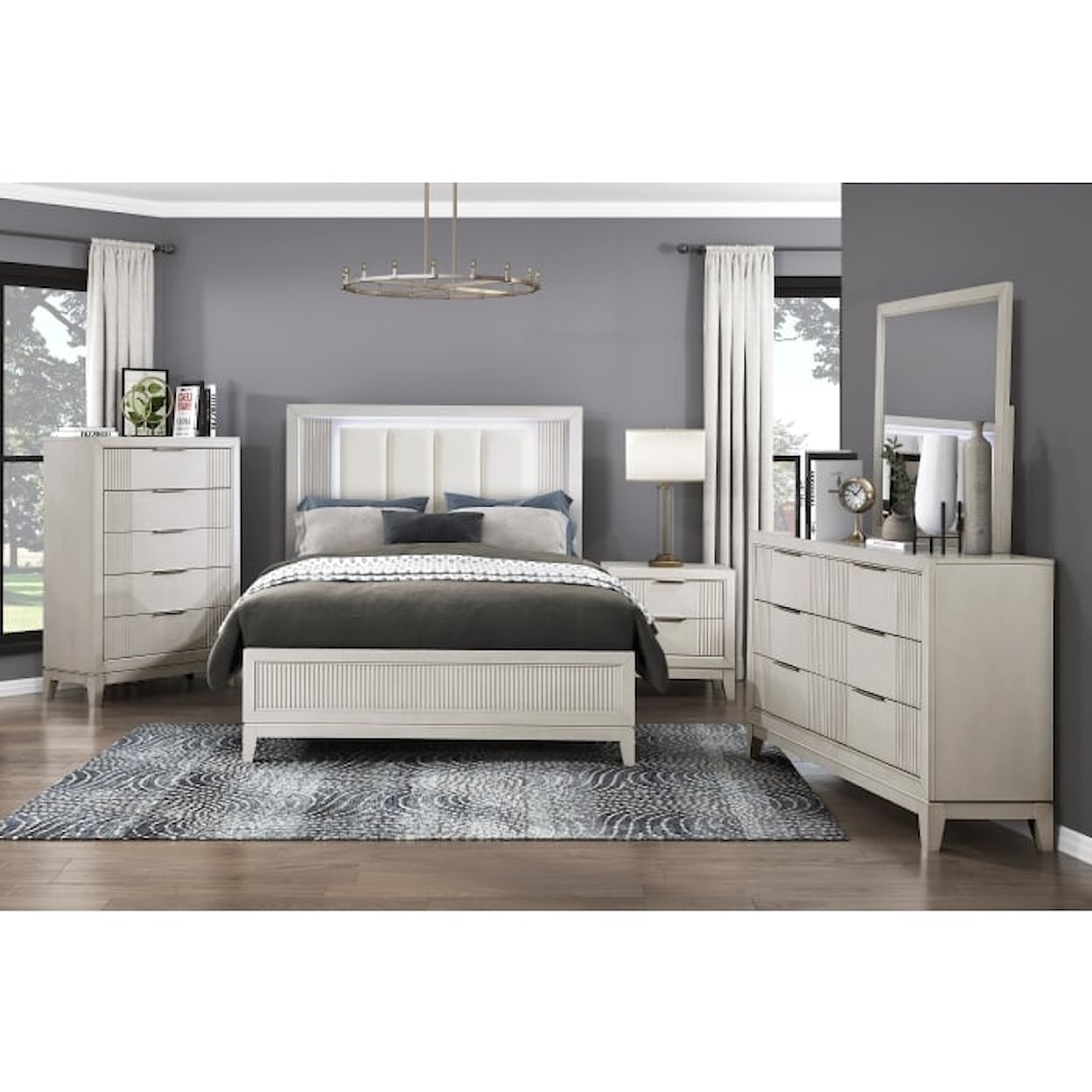 Homelegance Furniture Florence 3-Piece Queen Bedroom Set