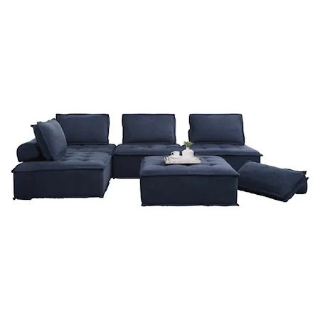 Contemporary 5-Piece Modular Sectional