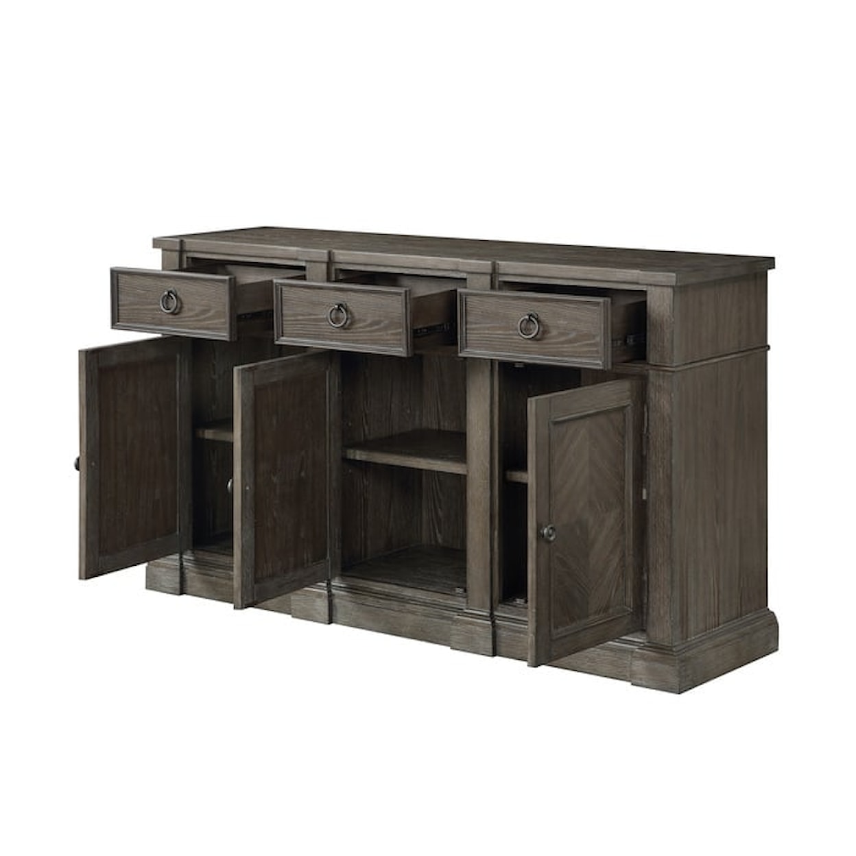 Homelegance Furniture Sarasota Server with 3 Drawers and 3 Doors