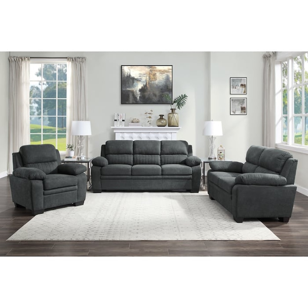 Homelegance Furniture Holleman 2-Piece Living Room Set