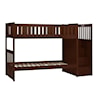 Homelegance Rowe Twin/Twin Step Bunk Bed