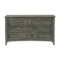 Transitional Dresser with Dovetail Joinery