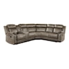 Homelegance Furniture Centeroak 3-Piece Reclining Sectional