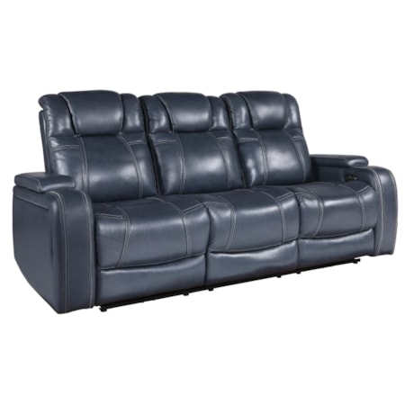 Power Reclining Sofa w/Power Headrests