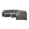 Homelegance Furniture Logansport 4-Piece Sectional Sofa