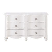 Traditional 6-Drawer Dresser