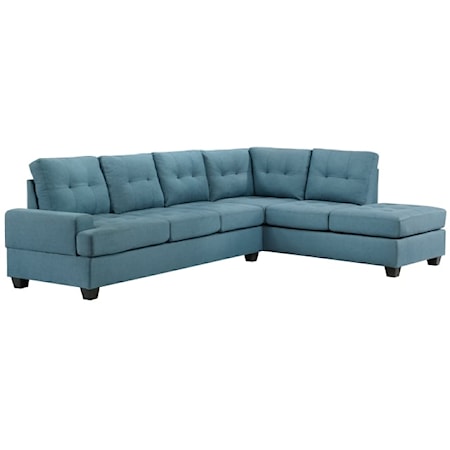 2-Piece Reversible Sectional Sofa