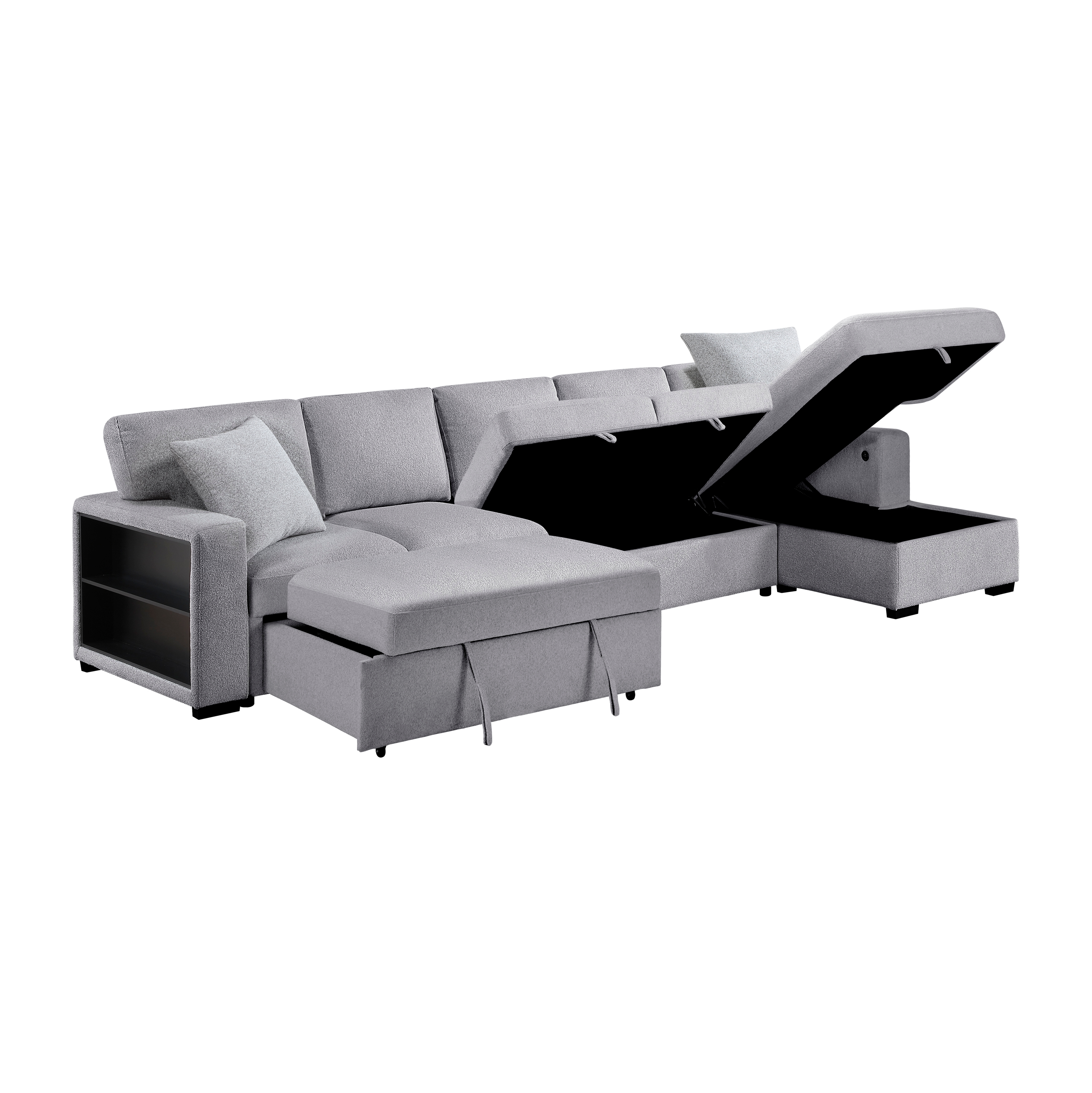 Homelegance Pompano  3-Piece Sectional Sofa