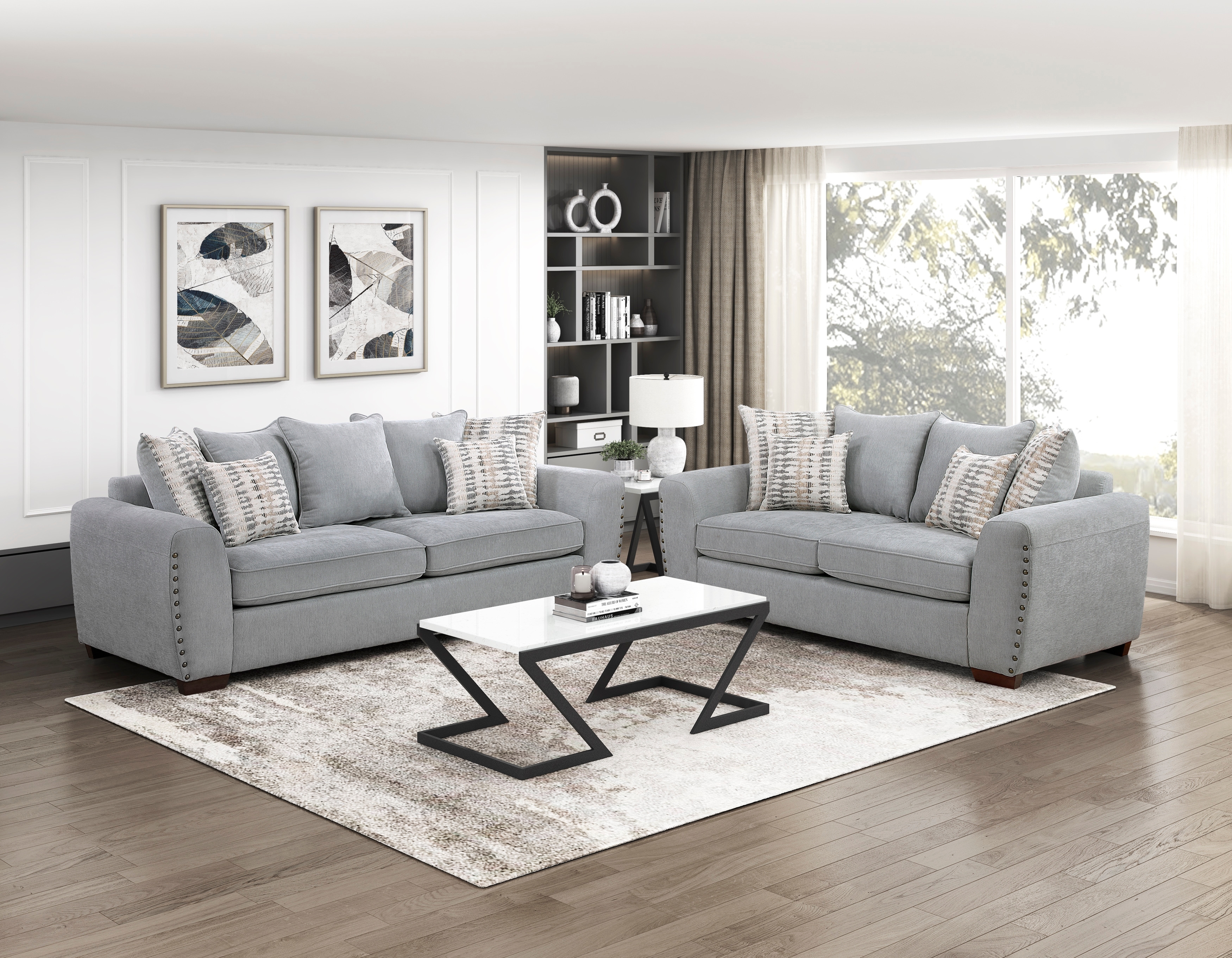 Homelegance Silverthorne Loveseat