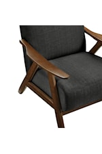 Homelegance Kalmar Mid-Century Modern Accent Chair with Attached Cushions