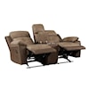 Homelegance Glendale Reclining Love Seat with Center Console